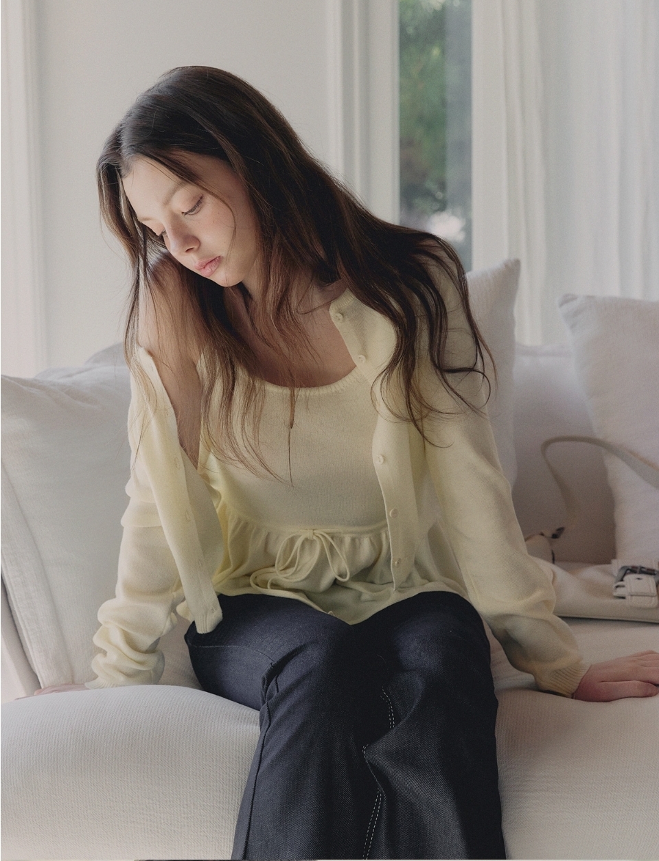 Twee Aulde Flare 背心外套套裝（3色）