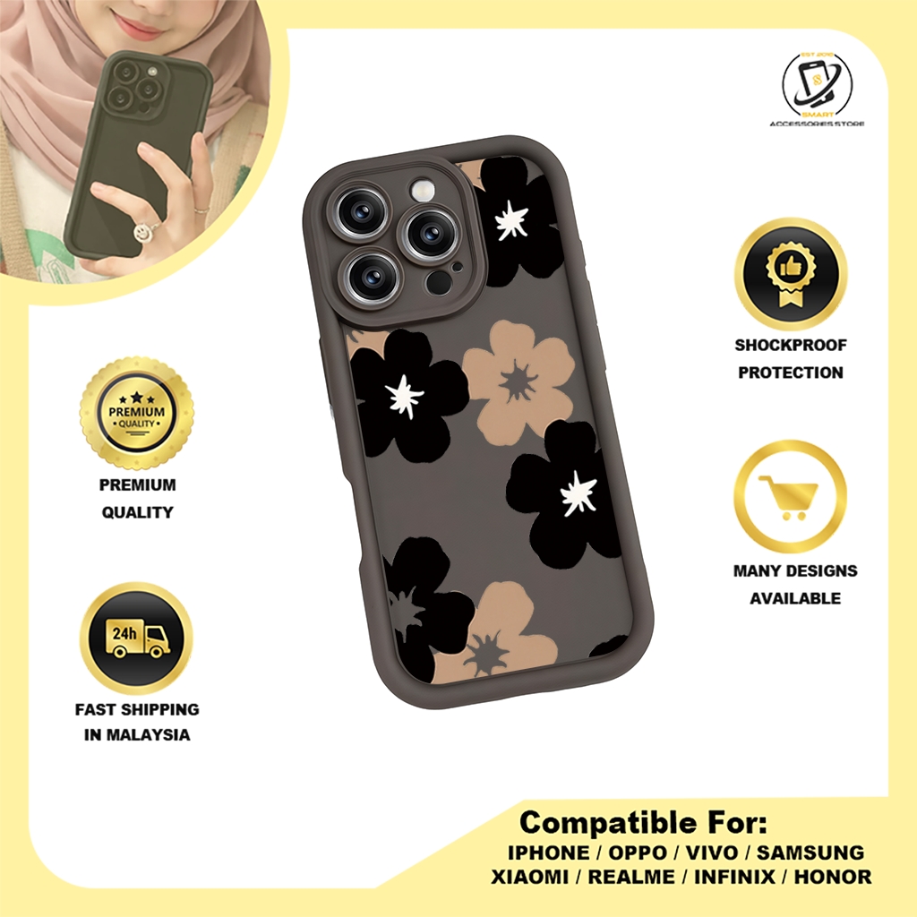 TPU DESIGN CASE PHONE FOR SAMSUNG - DESIGN FLOWER A6