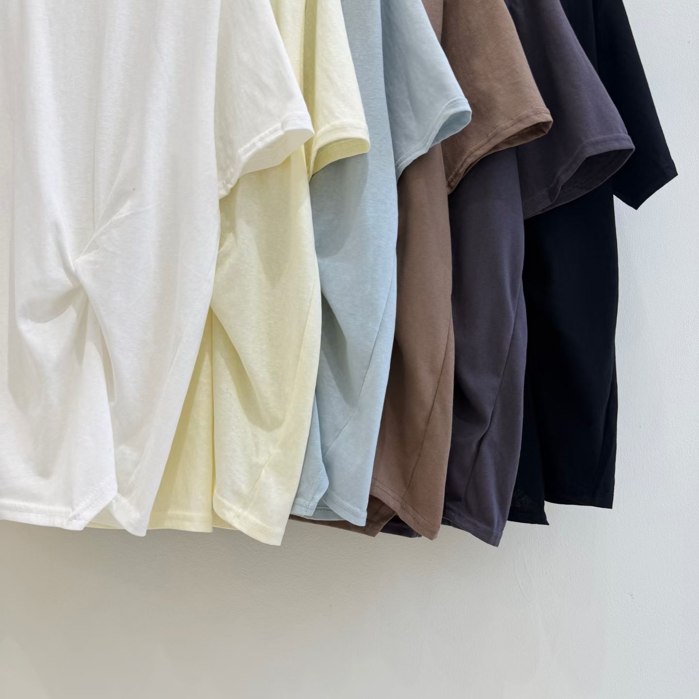 CT11 側收腰扭結棉質短袖