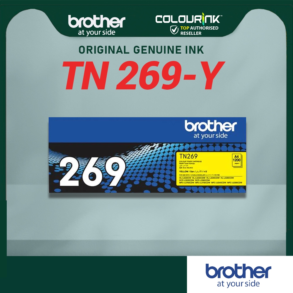Brother TN-269 Cyan Magenta Yellow Black Original Colour Toner Cartridge for L3240CDW L3560CDW L3760CDW L8340CDW TN269