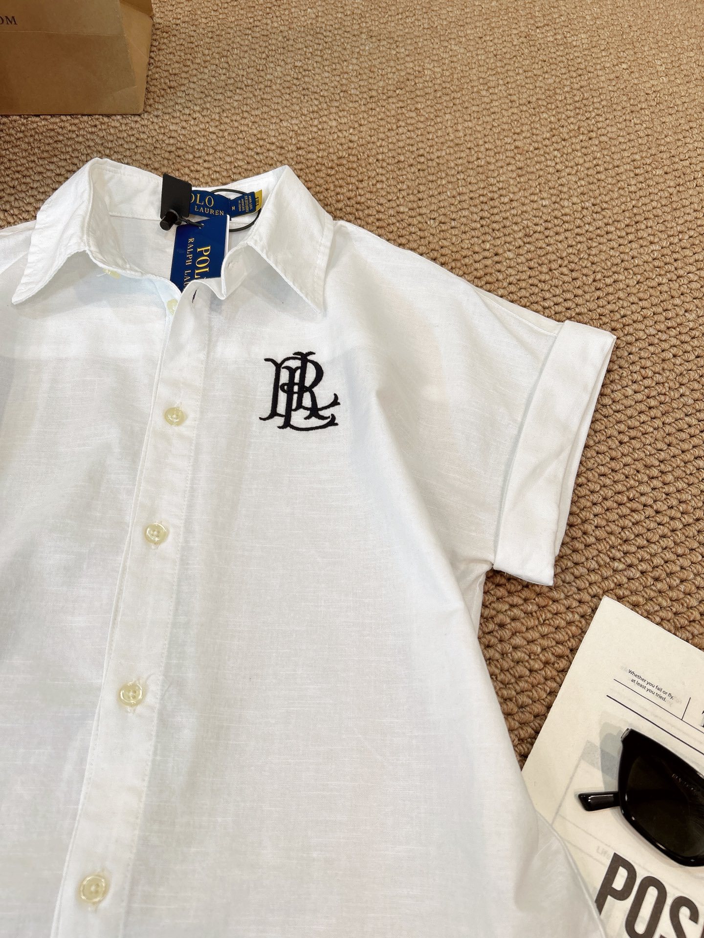 預訂 Ralph Lauren Linen Short-Sleeve Shirt [貨號2605]