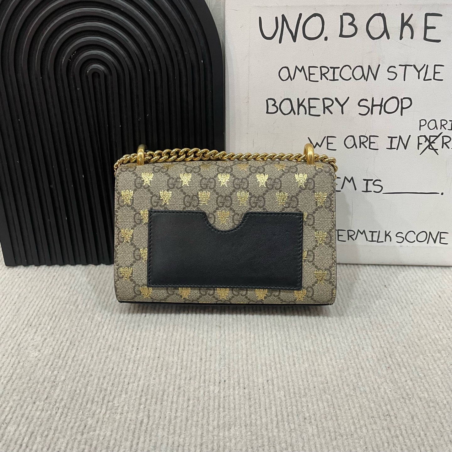 【預訂貨品】Gucci Padlock蜜蜂月光寶盒