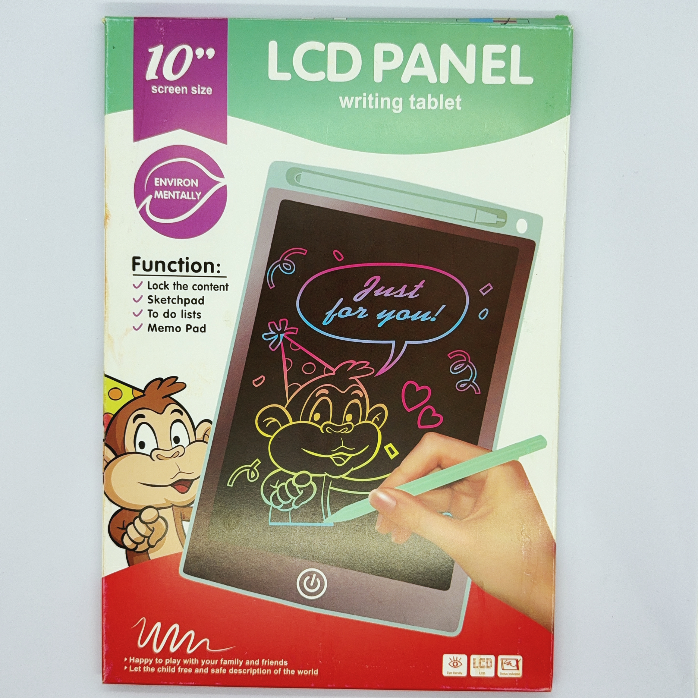 10吋 LCD 螢幕電子畫板