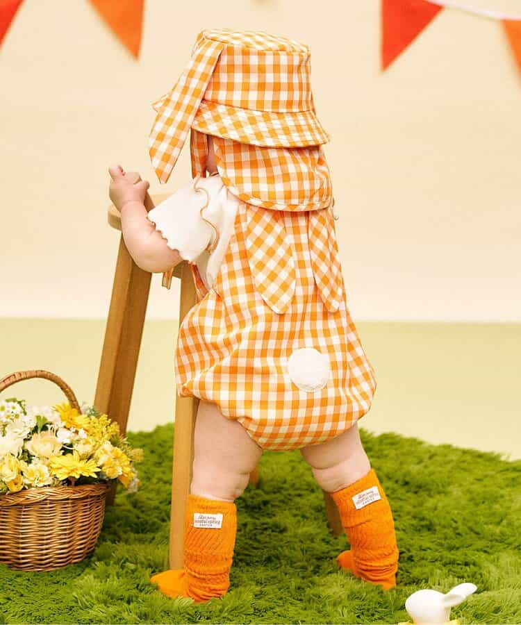 🇯🇵預訂 日本直送🇯🇵 Apres les cours 兩色立體兔耳格紋漁夫帽