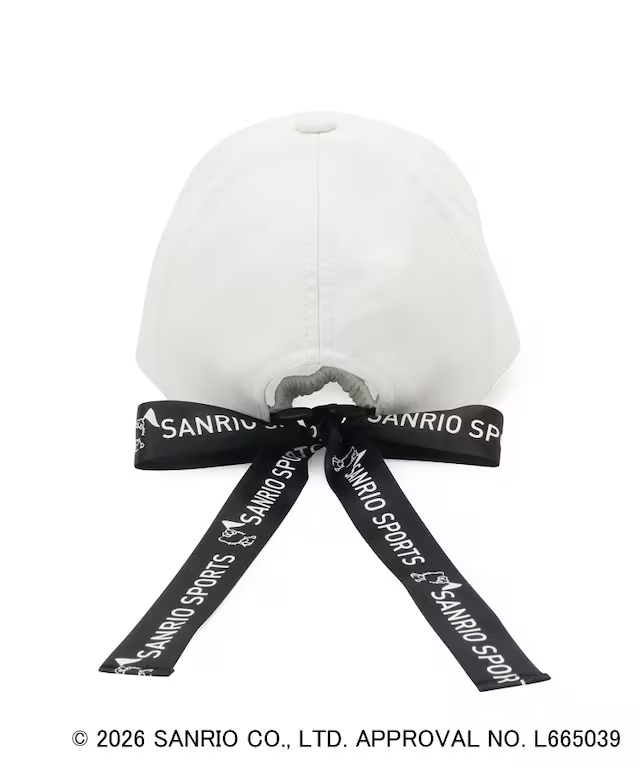🎀【預訂】Sanrio Kitty Logo Ribbon Cap W