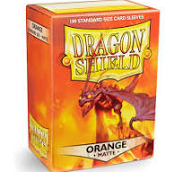 DRAGON SHIELD 100 MATTE Orange
