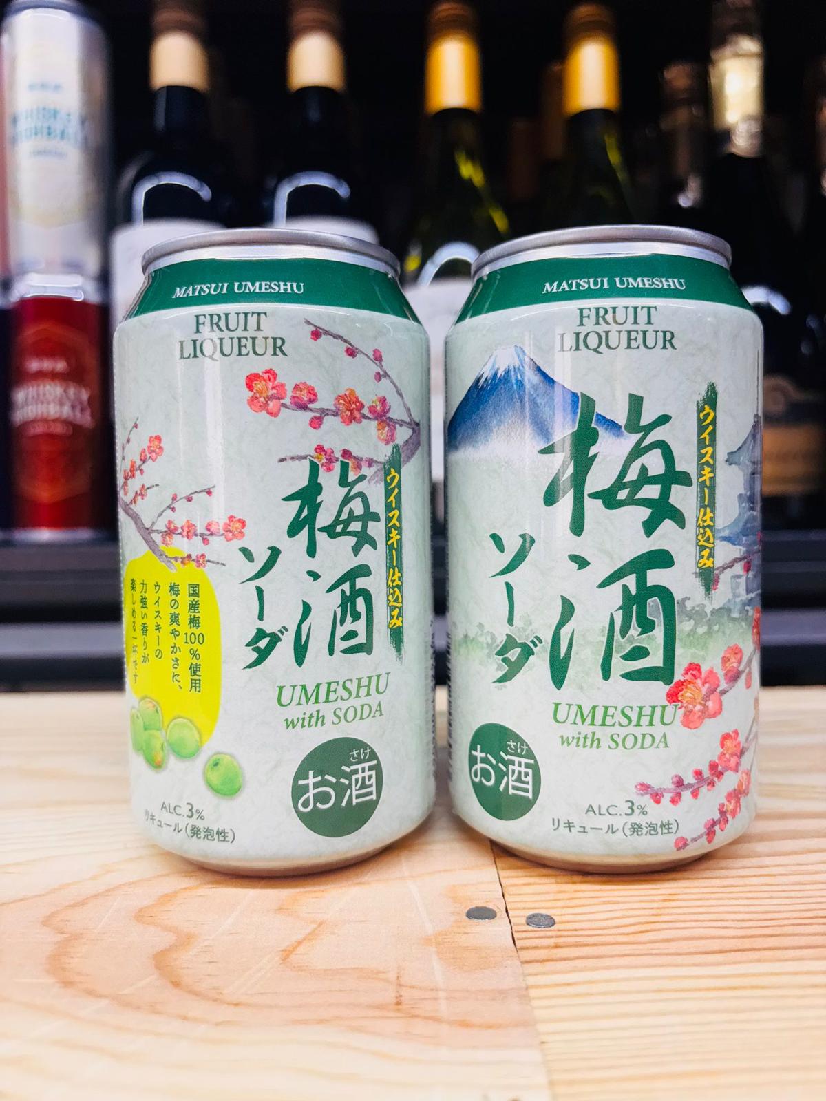 松井酒造 - 梅酒SODA 威士忌基酒 Matsui Umeshu Whisky Umeshu Soda (1 x 24 x 350ml)