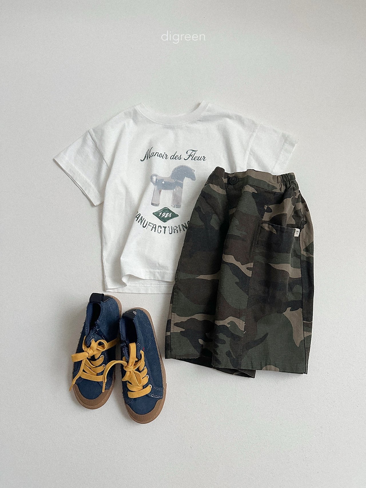 Digreen | camo bermuda 