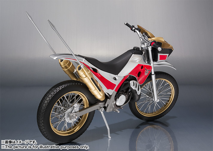 (行版) Bandai S.H.Figuarts 幪面超人古迦 電單車 三角追跡者 2000 SHF Kamen Rider Kuuga Try Chaser 2000 (2015)