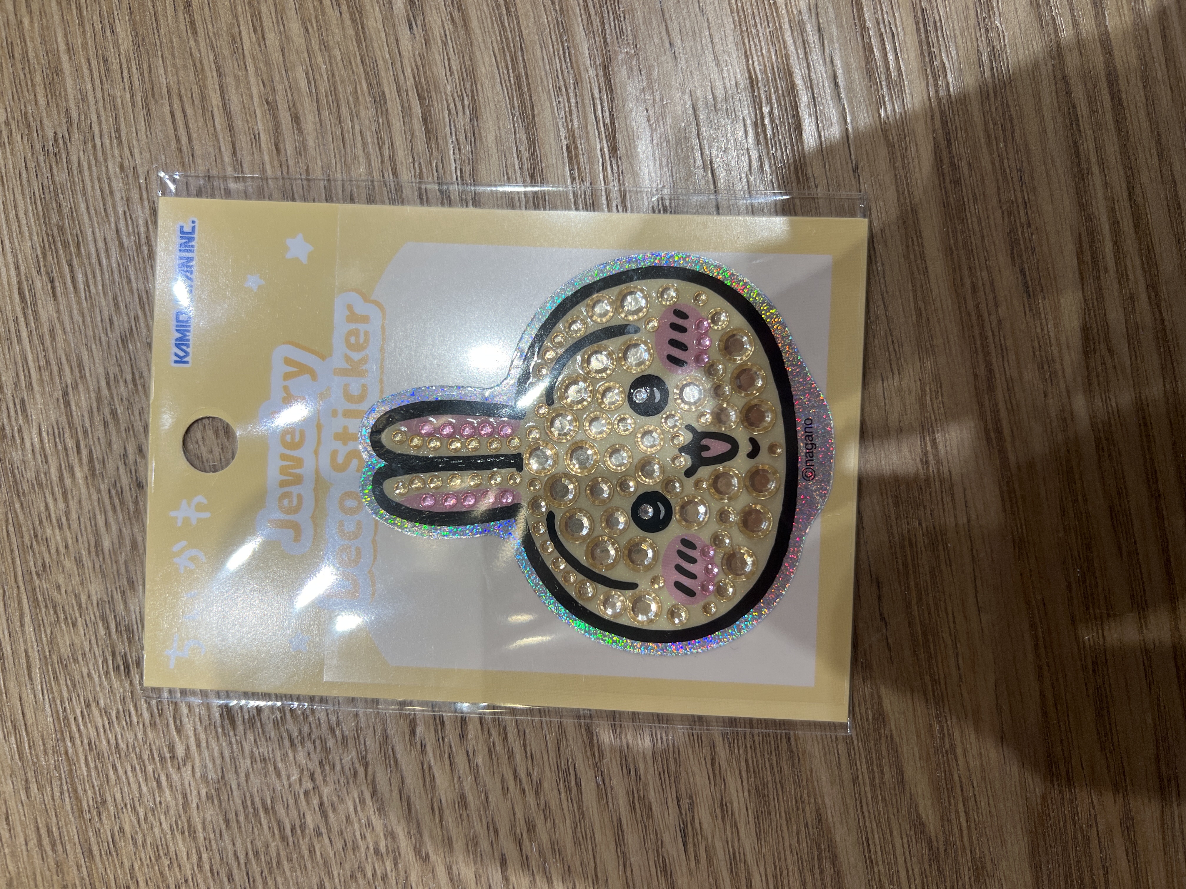 Chiikawa-珠寶風立體裝飾貼紙(兔兔)