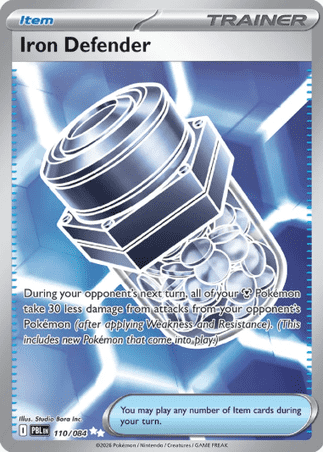 Pokemon TCG Pitch Black - Iron Defender-110/084
