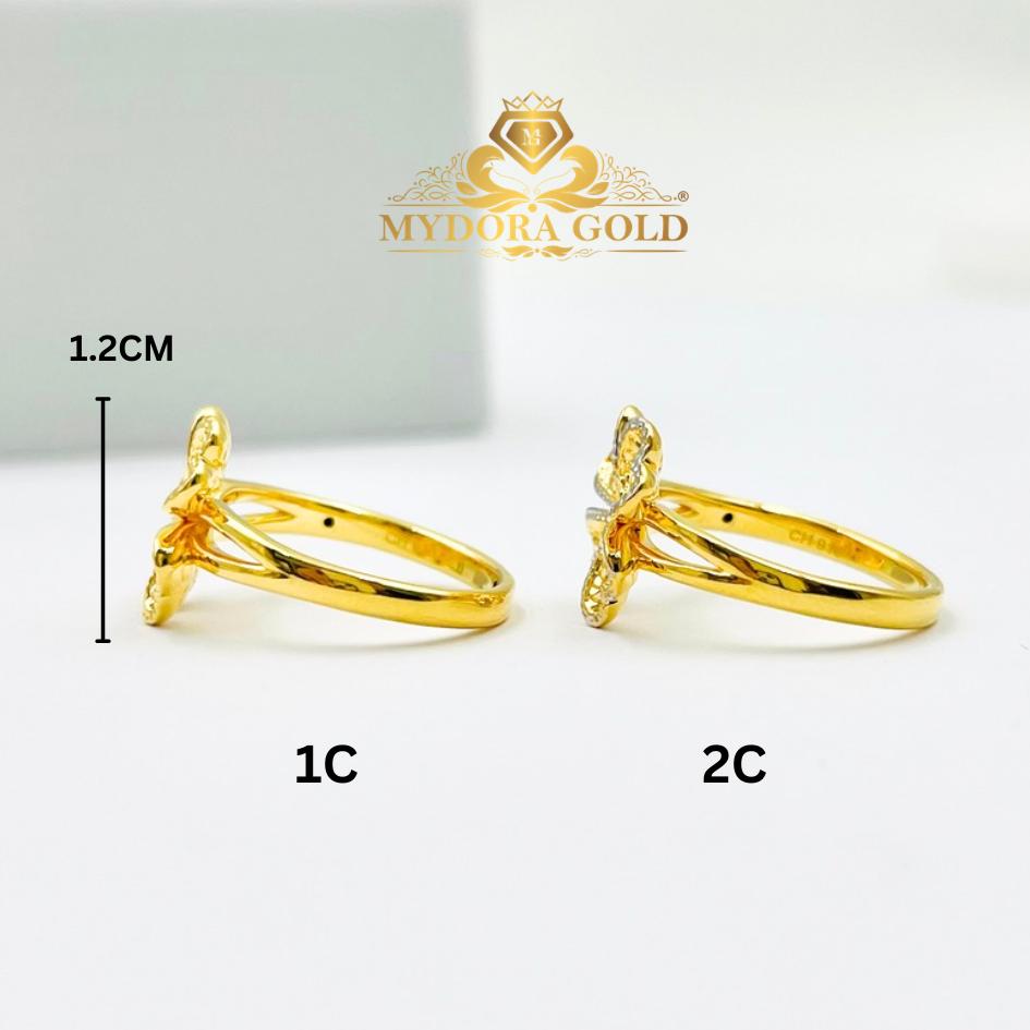 MYDORA Cincin Lucky Four In Love (5G) l EMAS 916/22K