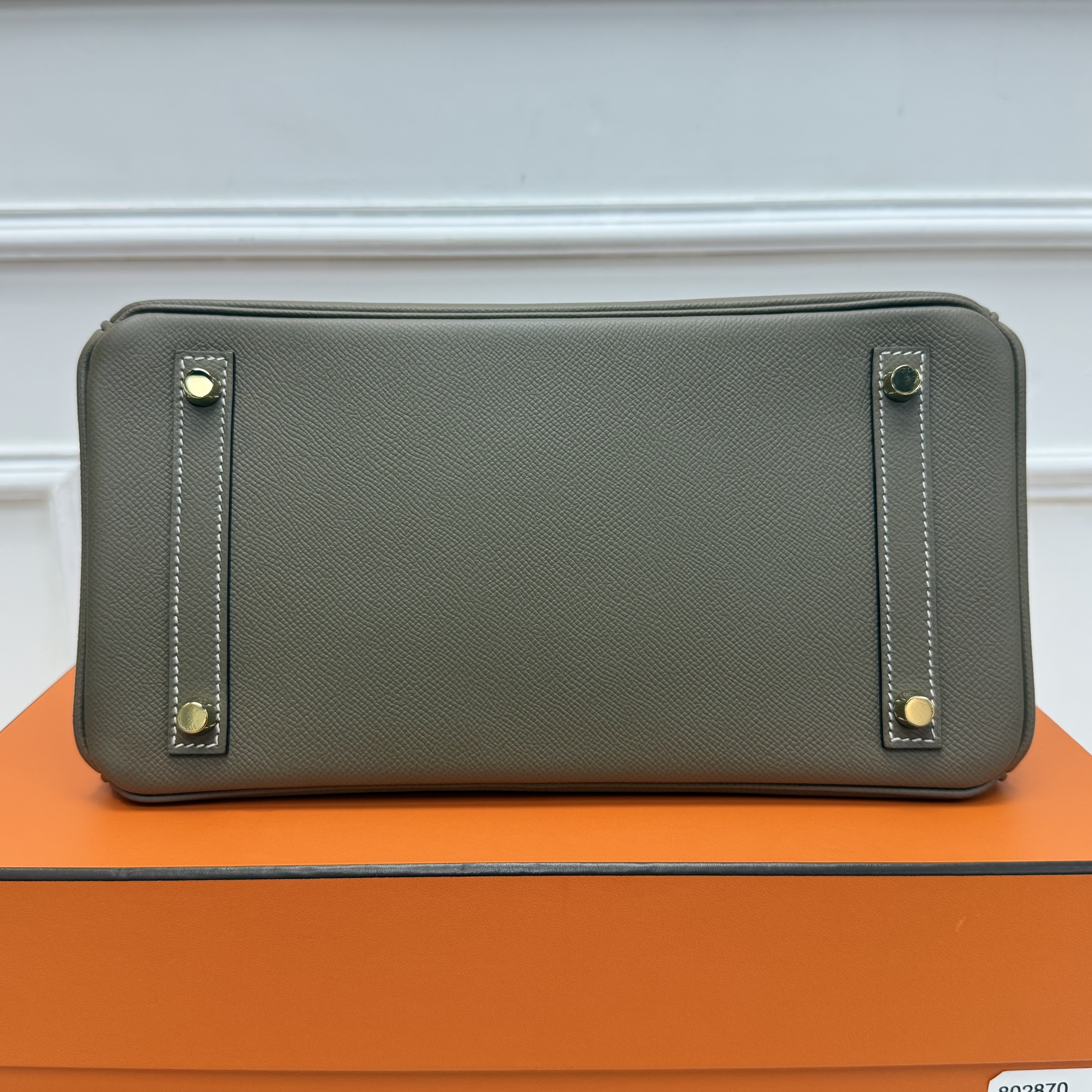 Full set Hermes Birkin 30 大象灰 金扣 Y刻 閒置新