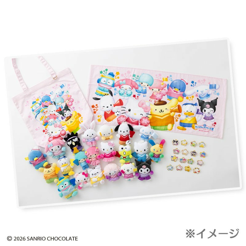 日本預訂📍日本SANRIO FES 2026限定系列 - 公仔吊飾/毛巾/Tote Bag/襟章盲盒