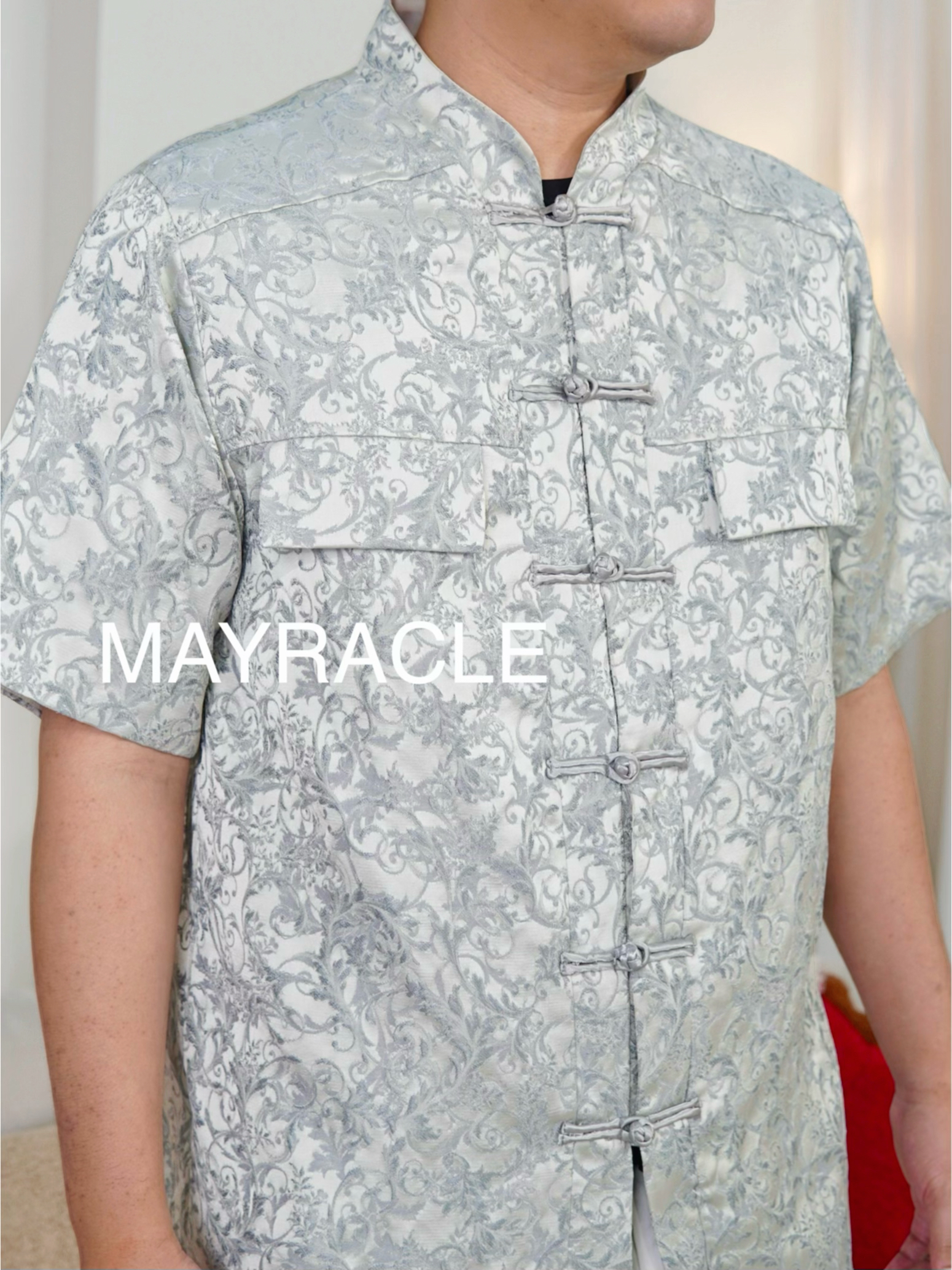 CNY 2027 Oversized Floral Men Shirt (Pre-order)