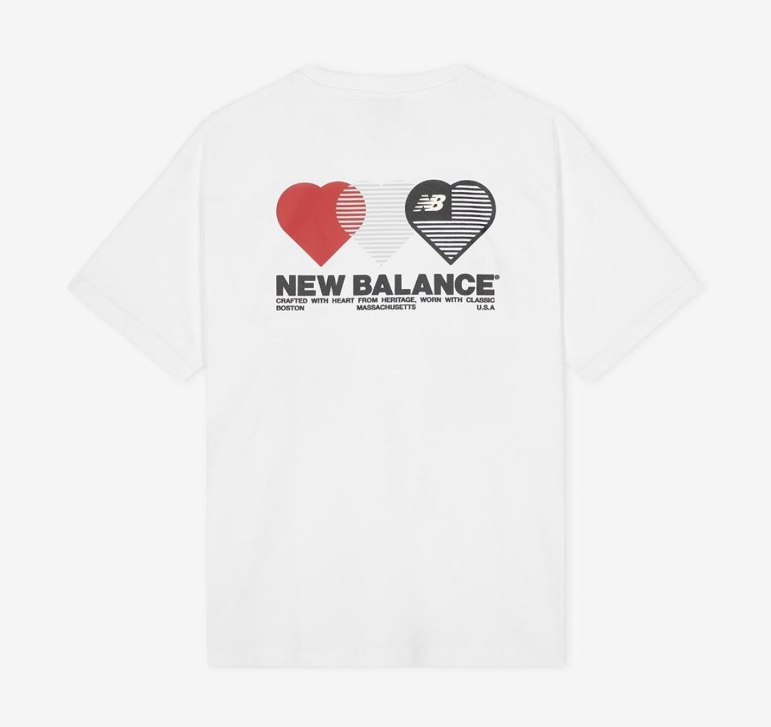 New Balance Heart Tee ｜Graphic 純色款