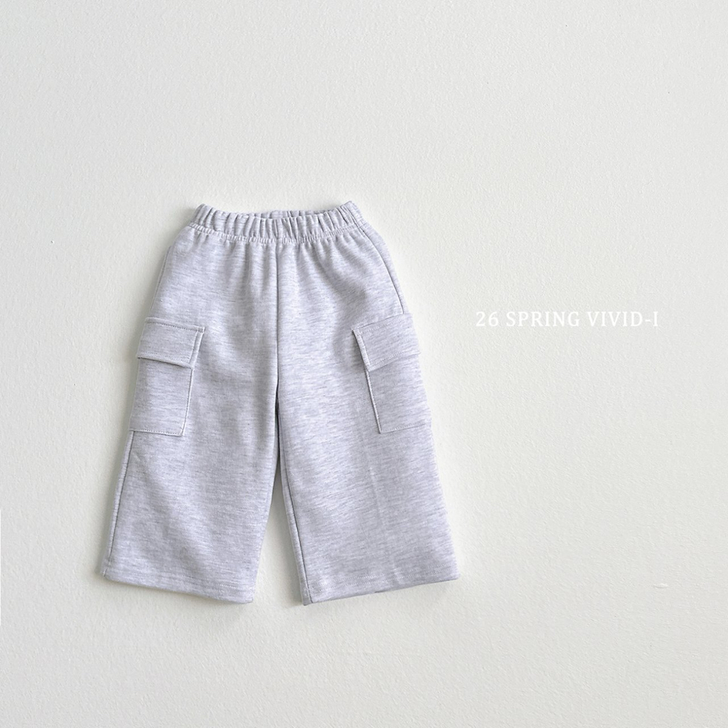 🌸預訂 韓國直送🌸🇰🇷VIVIDI四色寬鬆工裝闊腳運動褲