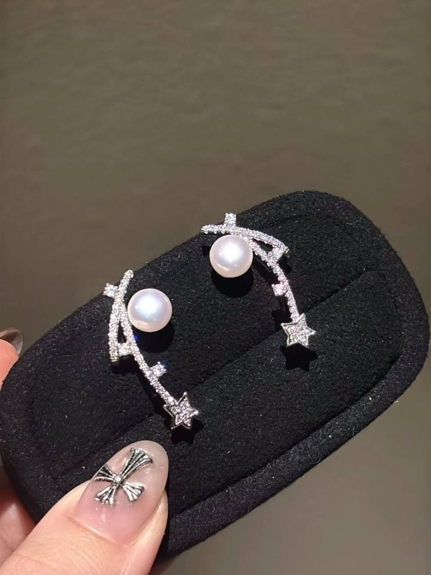 HEFANG同款气泡流星耳钉 🇨🇳