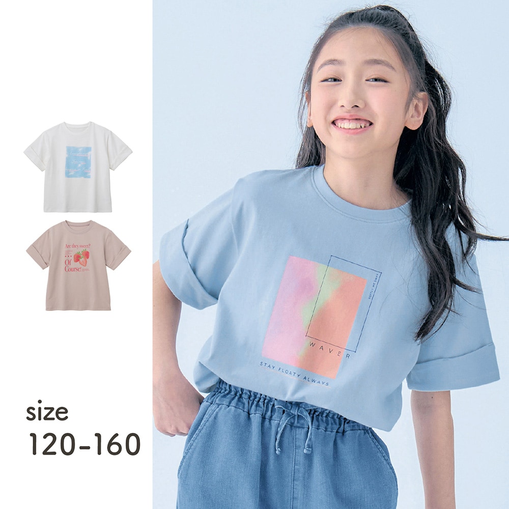 🆕【⭐訂購⭐】🌀 🇯🇵 日本直送🇯🇵  漸層藝術印花 捲袖 短袖TEE［3款選］ 🌀 [ELCA-0226][260524]