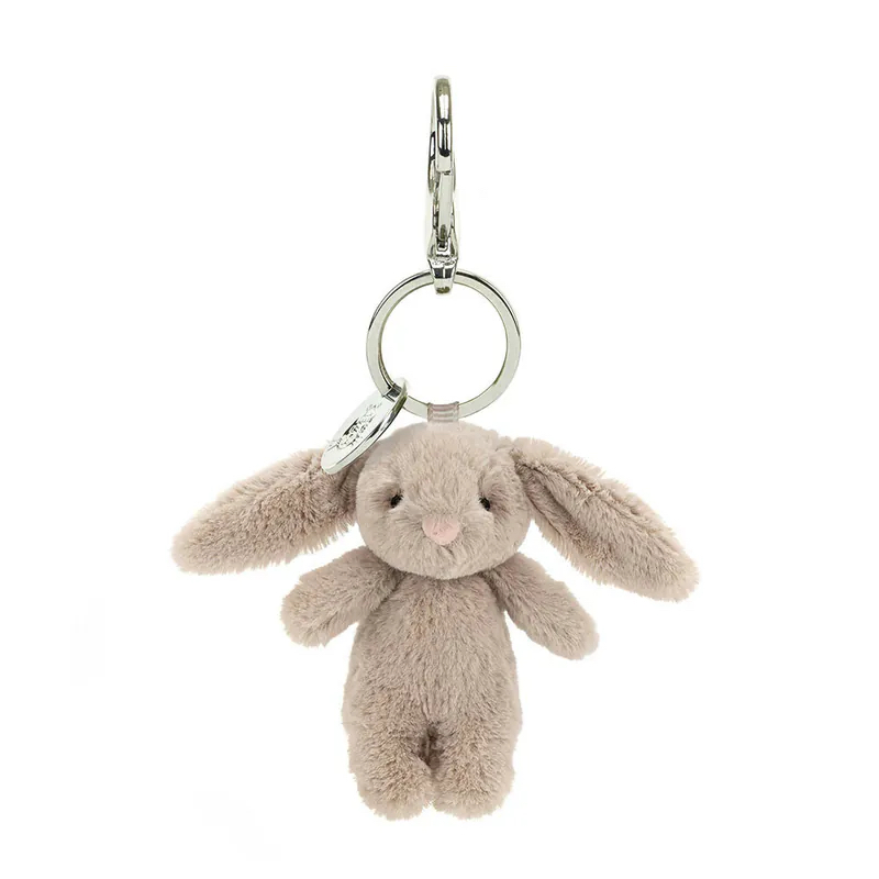 Jellycat Bashful Beige Bunny Bag Charm(Retired)卡其色短腿兔兔掛件鎖匙扣