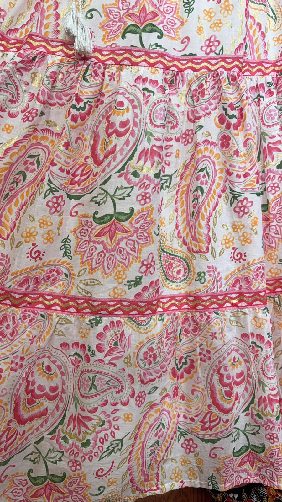 2571 Pink and White Flower Cottage 4-Rope OP 45"