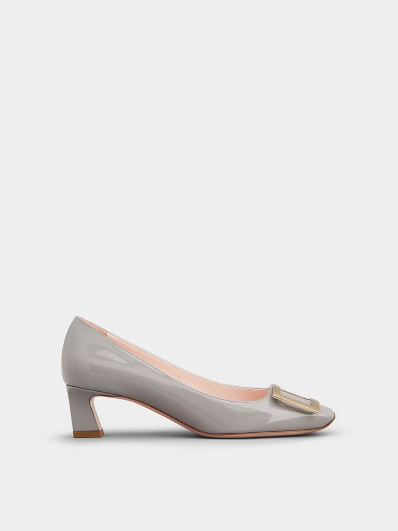 限時優惠✨訂貨🍒RV 4.5cm pump 淺灰漆皮 補碼 Size 36-39