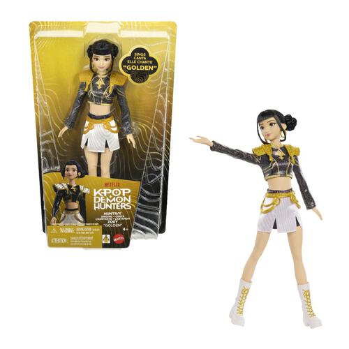 KPop Demon Hunters 獵魔女團 Zoey 唱歌時尚娃娃 Golden Mattel 正版 香港現貨 生日禮物