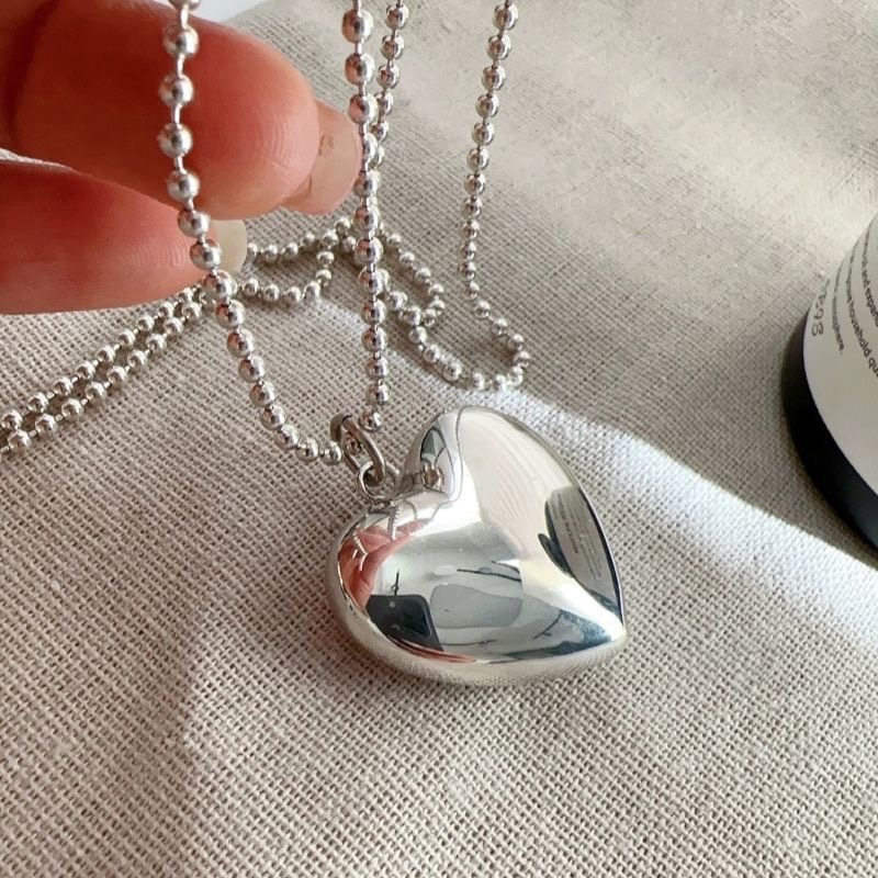 NL103金属爱心项链