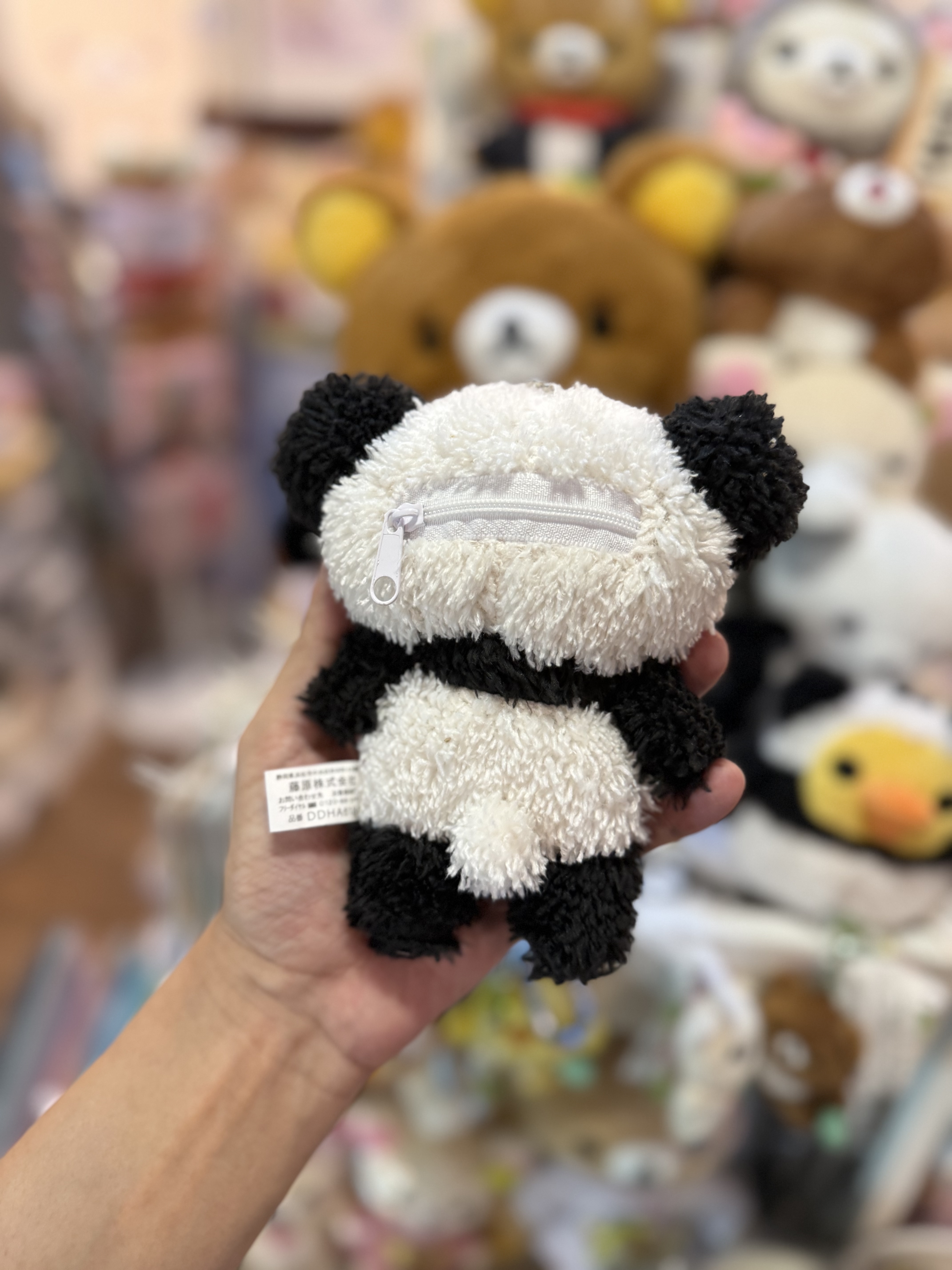 《現貨》全新日本限定Rilakkuma 熊貓造型公仔型小物袋