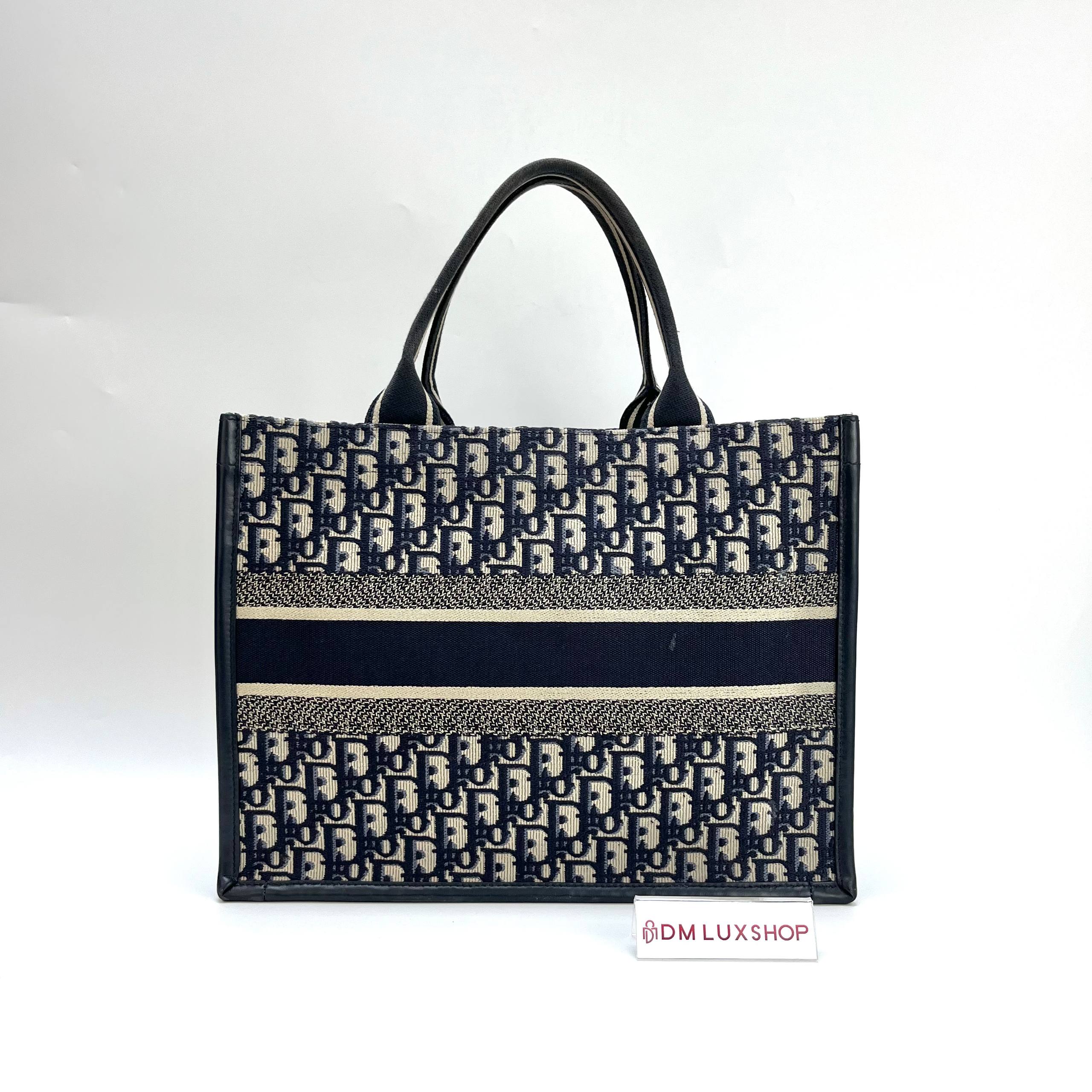 Dior Blue Oblique Medium Book Tote