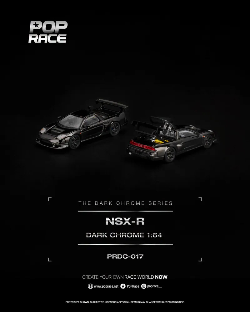 (預訂 Pre Order) POPRACE ( PRDC017 ) NSX-R DARK CHROME