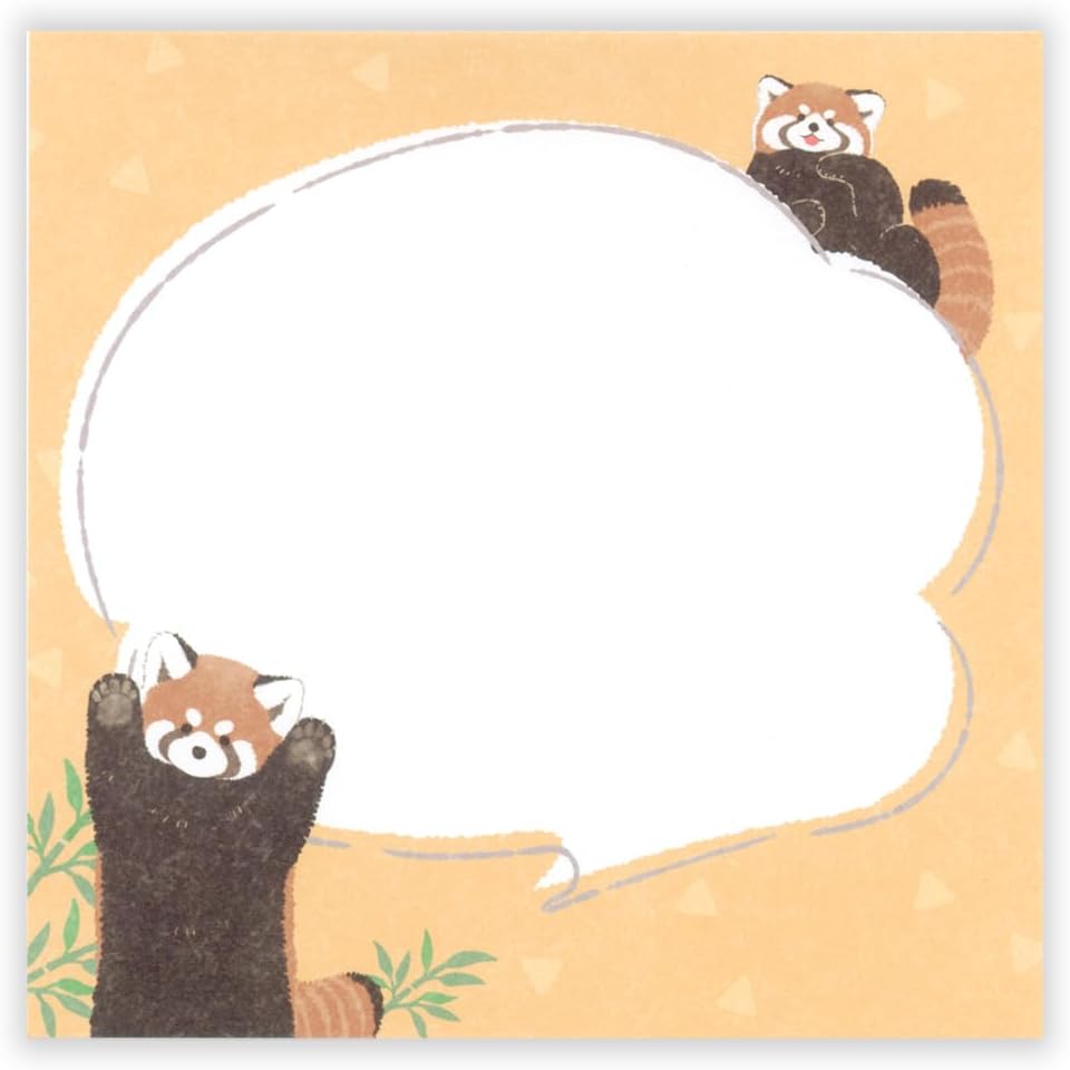 現貨｜ZOOm in Animals 小熊貓 日本製 便條紙 Memo Notepad (5424415)