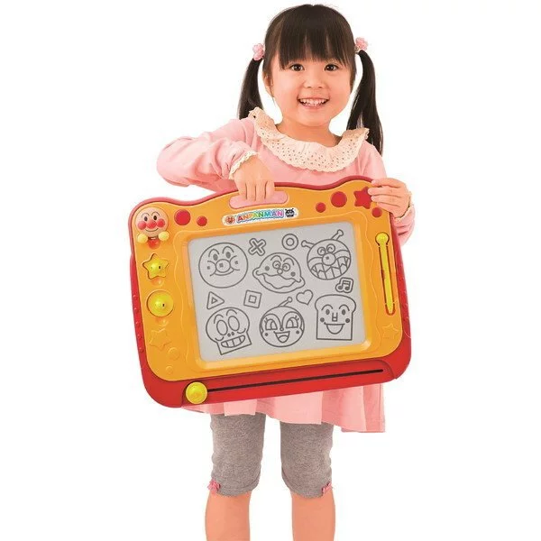 兒童麵包超人磁鐵畫板 天才腦塗鴉教室 Anpanman Drawing Board 幼兒塗鴉玩具 早教學習畫板 1.5歲以上