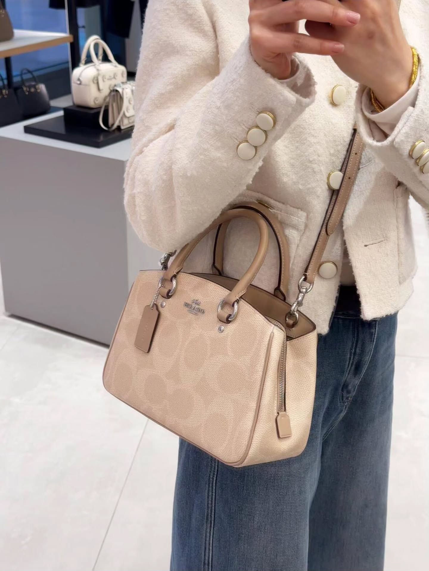 🇯🇵Coach Savannah 戴妃包