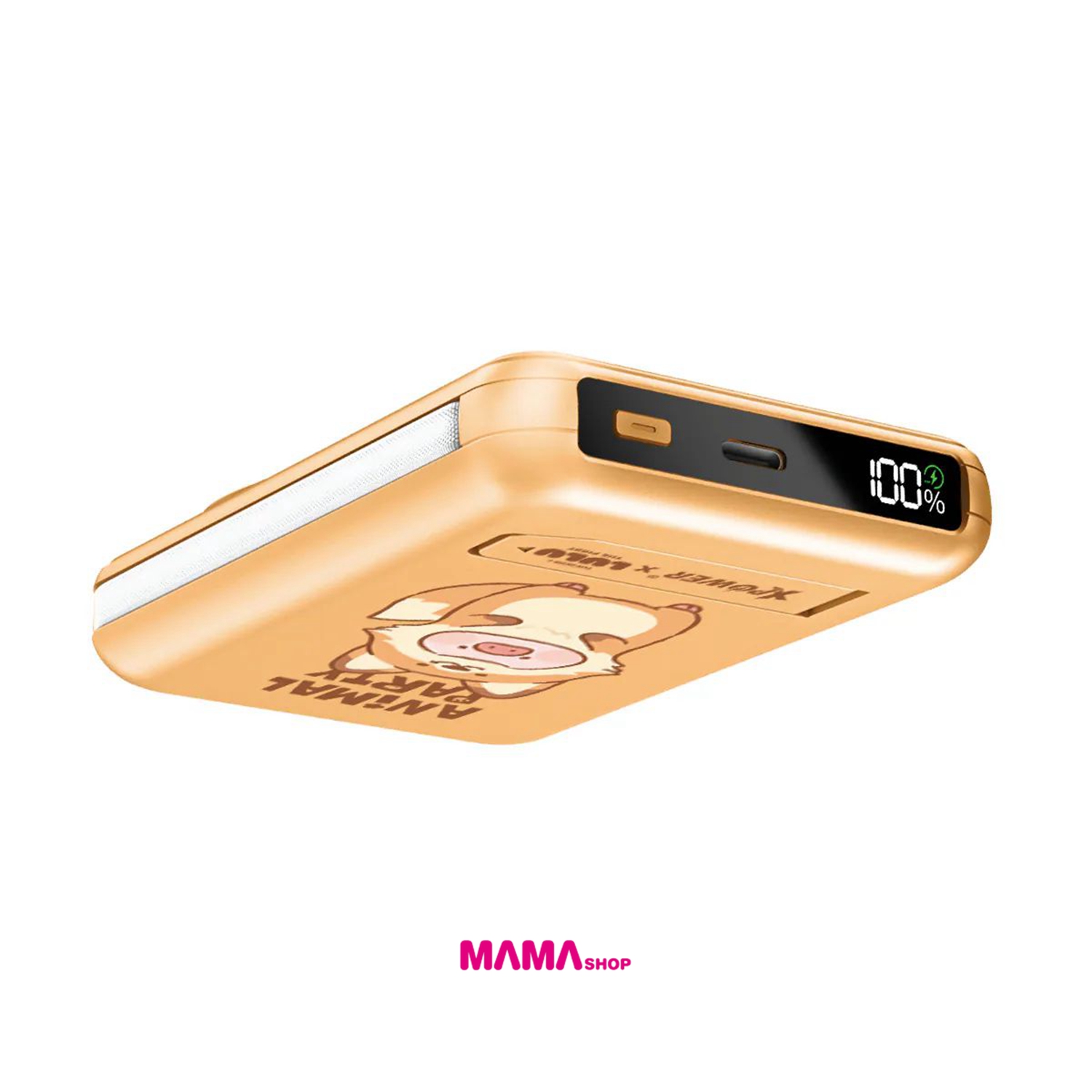 罐頭豬LuLu🐷M10C+ 6合1 10000mAh多功能迷你20W PD3.0+ 磁吸無線快充移動電源 (狐狸)