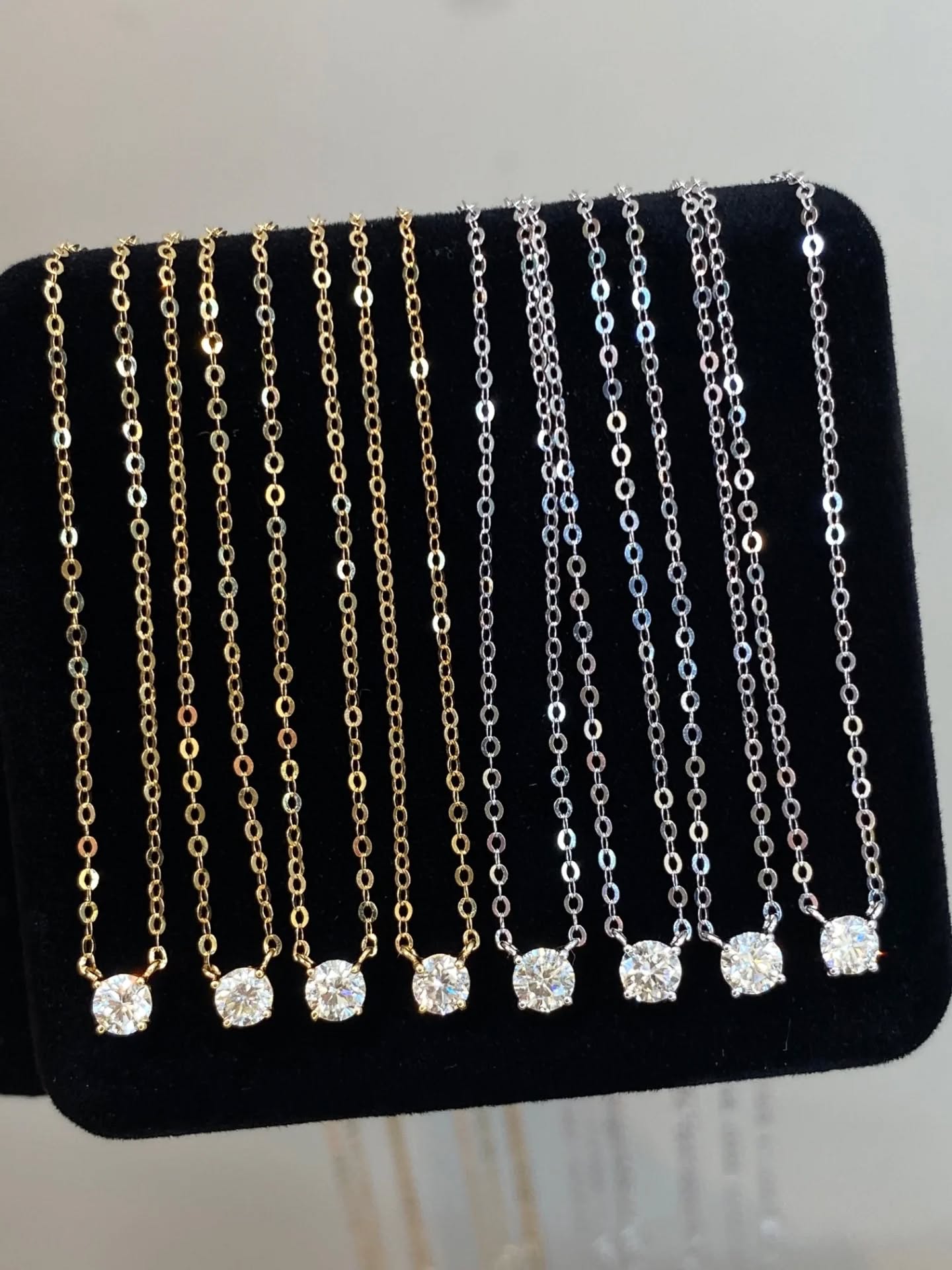 15分爆閃四爪鑽石項鍊 四爪鑲嵌閃耀天然鑽💎  18K鑲嵌天然鑽石💎