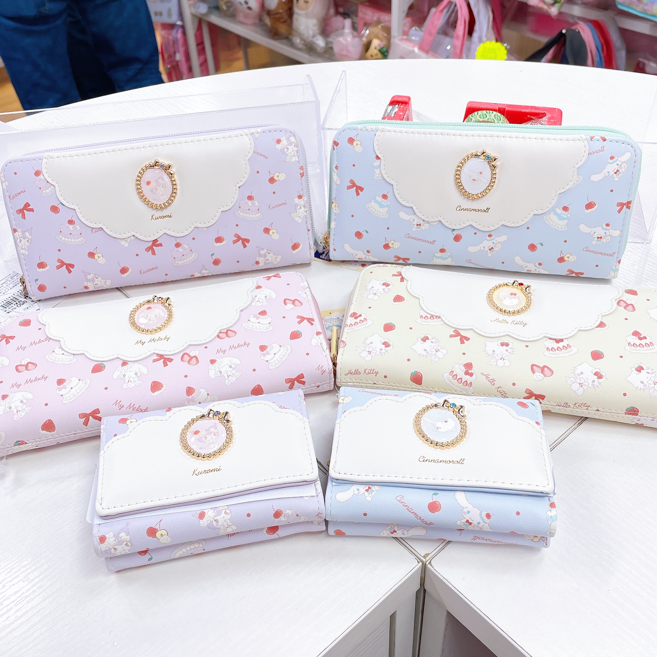 日本直送Sanrio 士多啤梨蛋糕系列銀包/長銀包