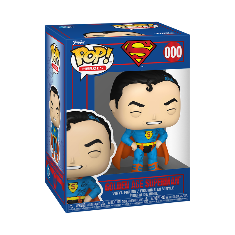 📦訂購 美國代購 Funko POP! DC COMICS Golden Age Superman Figure 超人 模型