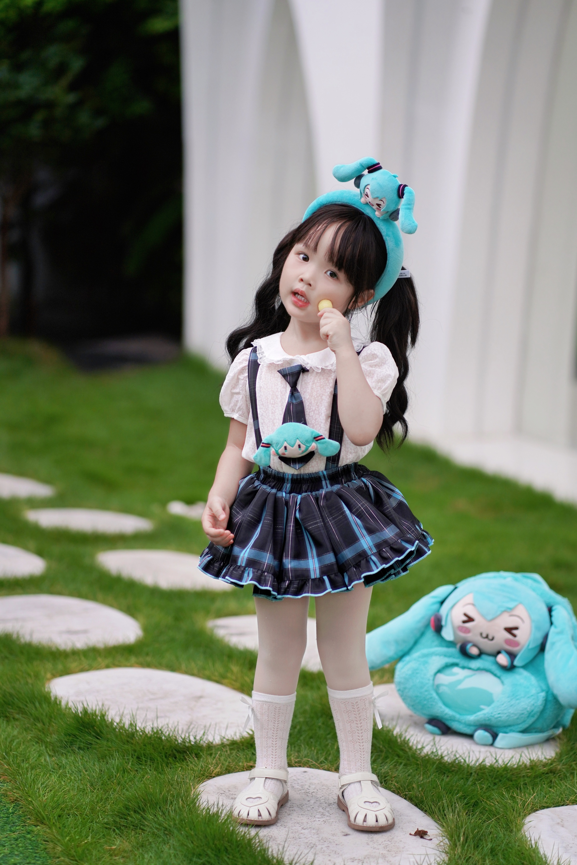 清晨兔 初音未来经典炸屁裙