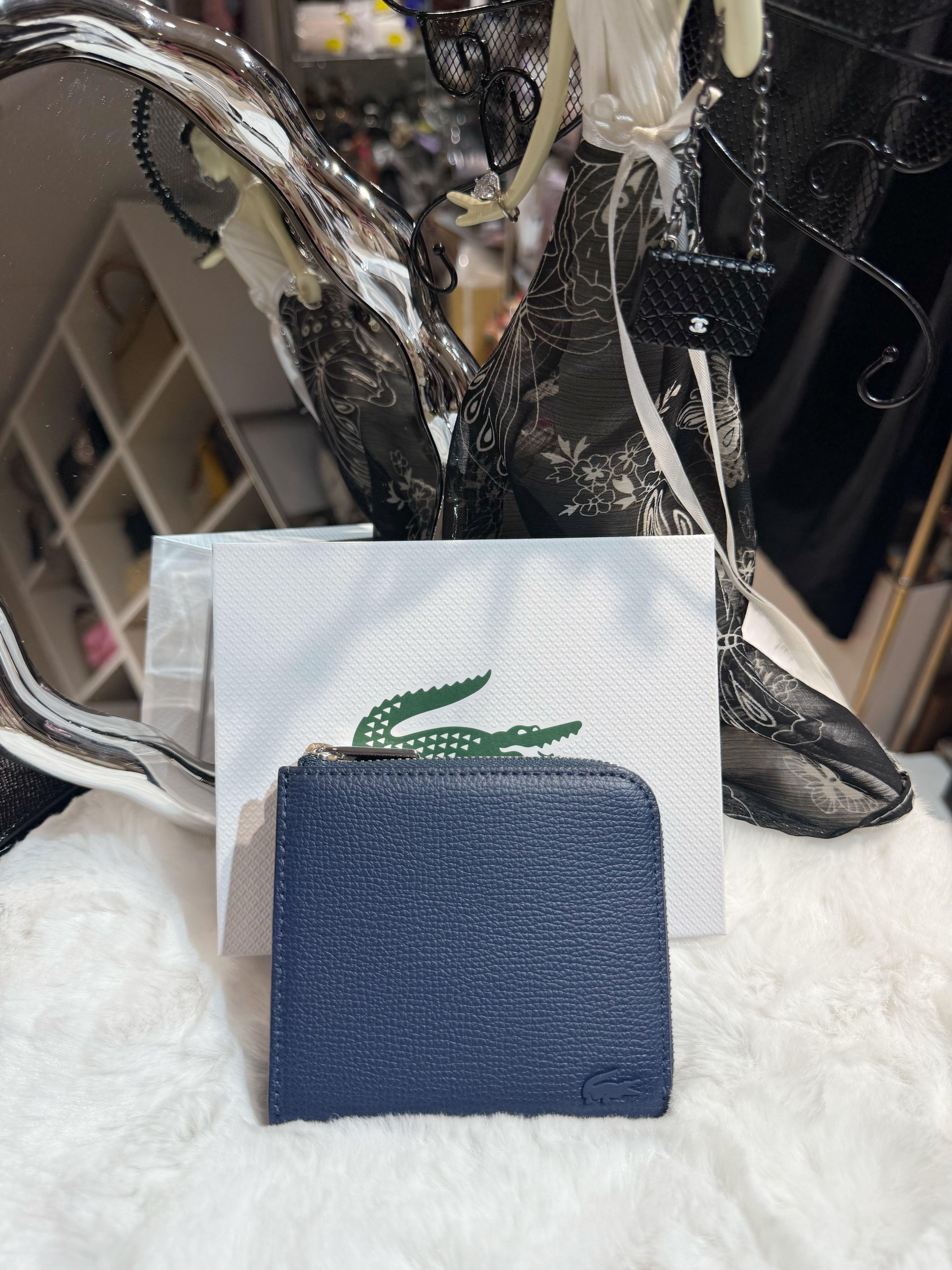 Lacoste wallet navy