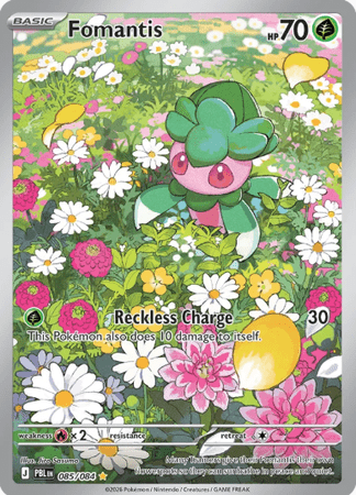 Pokemon TCG Pitch Black - Fomantis-085/084