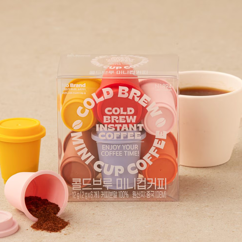 韓國 No Brand 冷萃迷你杯咖啡 6入組｜Cold Brew Mini Cup Coffee