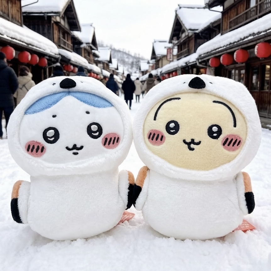 北海道限定-Chiikawa-雪之妖精 地域限定公仔掛飾