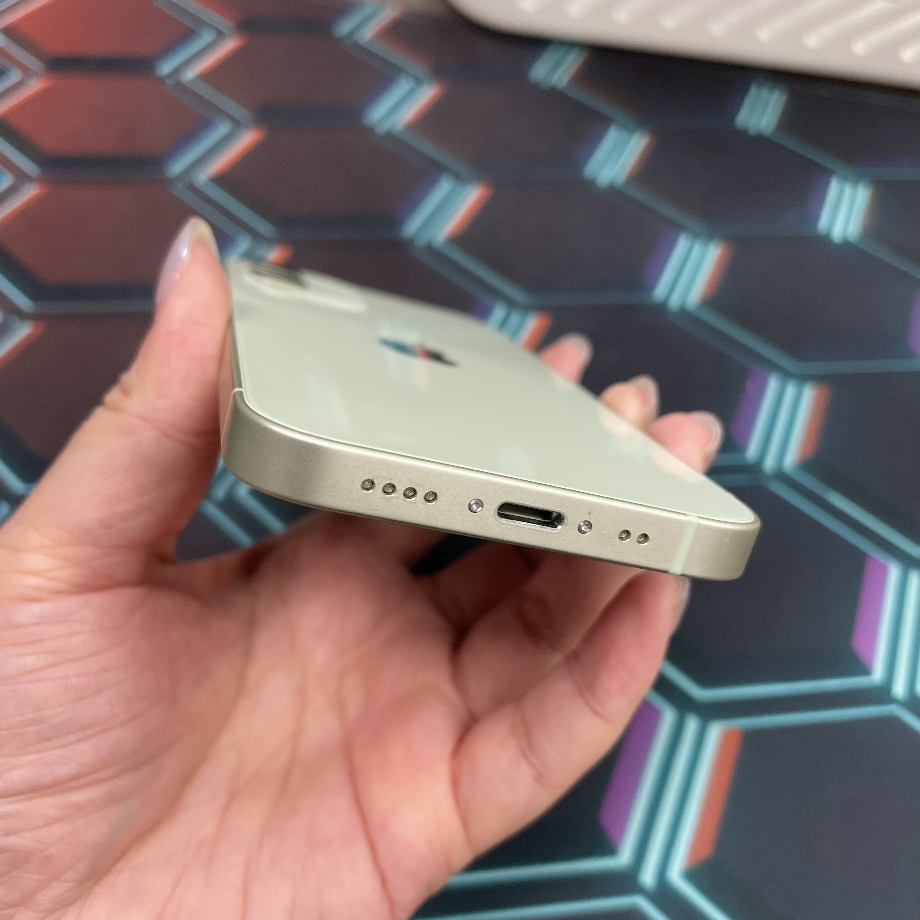 *7143 12 mini 勁靚機 256GB 電100 綠色 green
