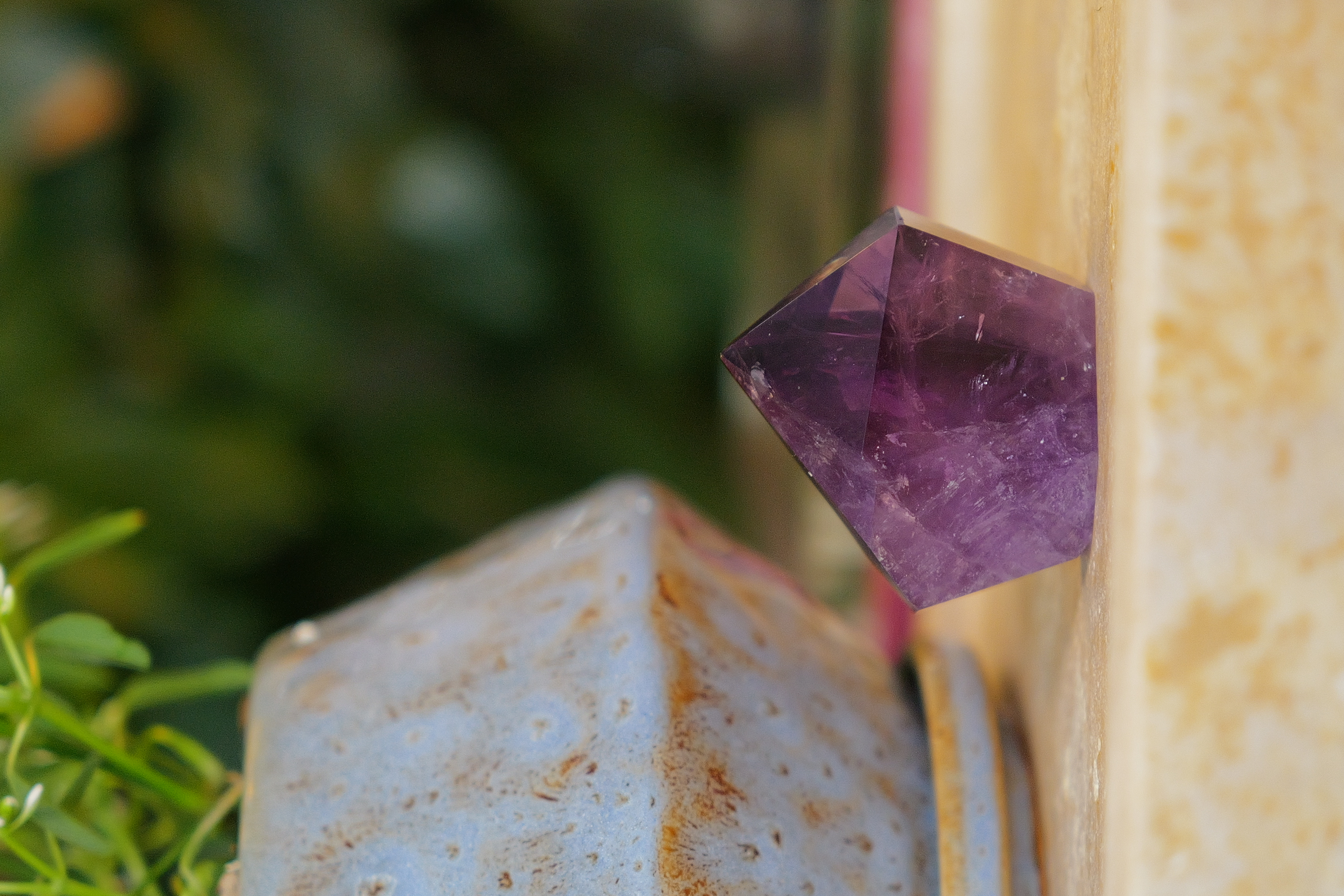 ༒4.2cm紫水晶六角小柱 ༒ AM1190H3tG6a-RA28*3NT