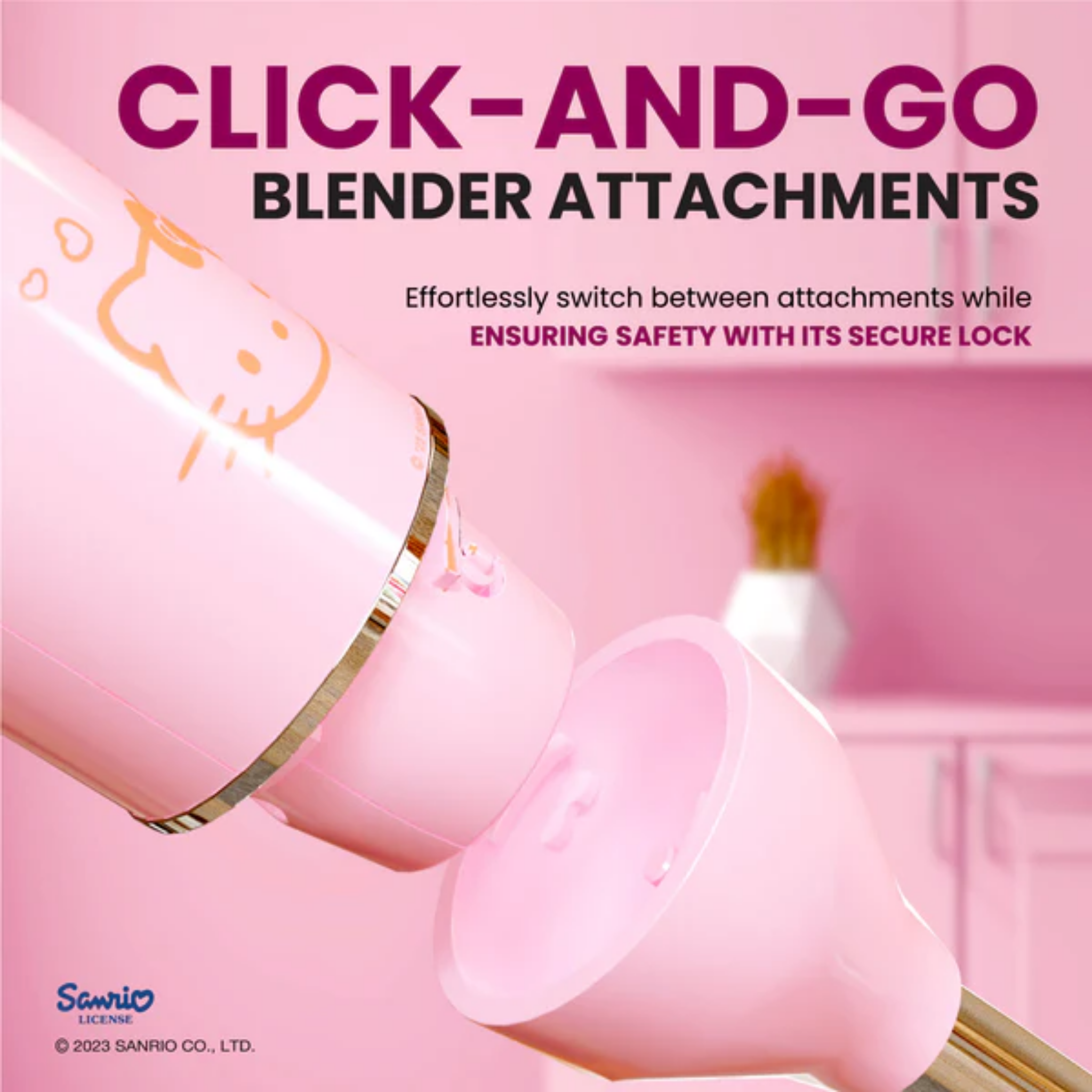 Russell Taylors Hello Kitty Hand Blender (HB1HK)