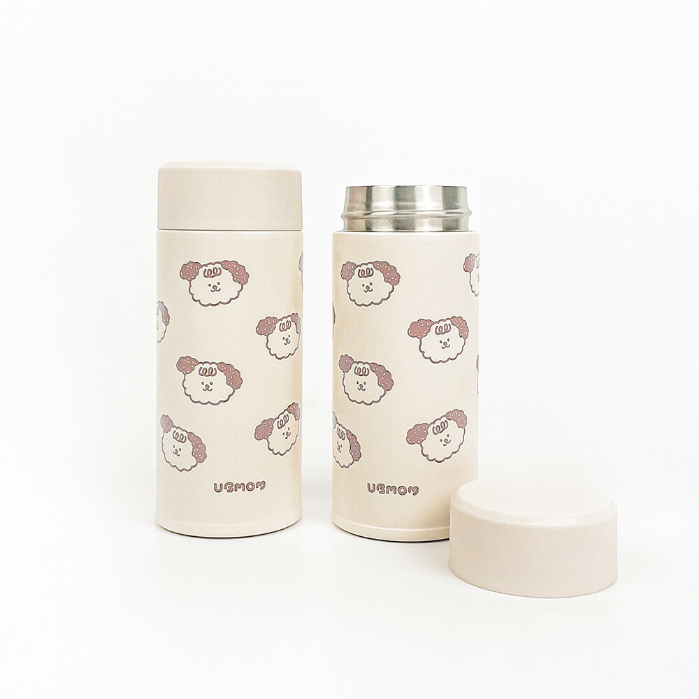 UBMOM 不銹鋼316隨身保溫杯 - Mong - 220ml (內含兩款杯蓋)