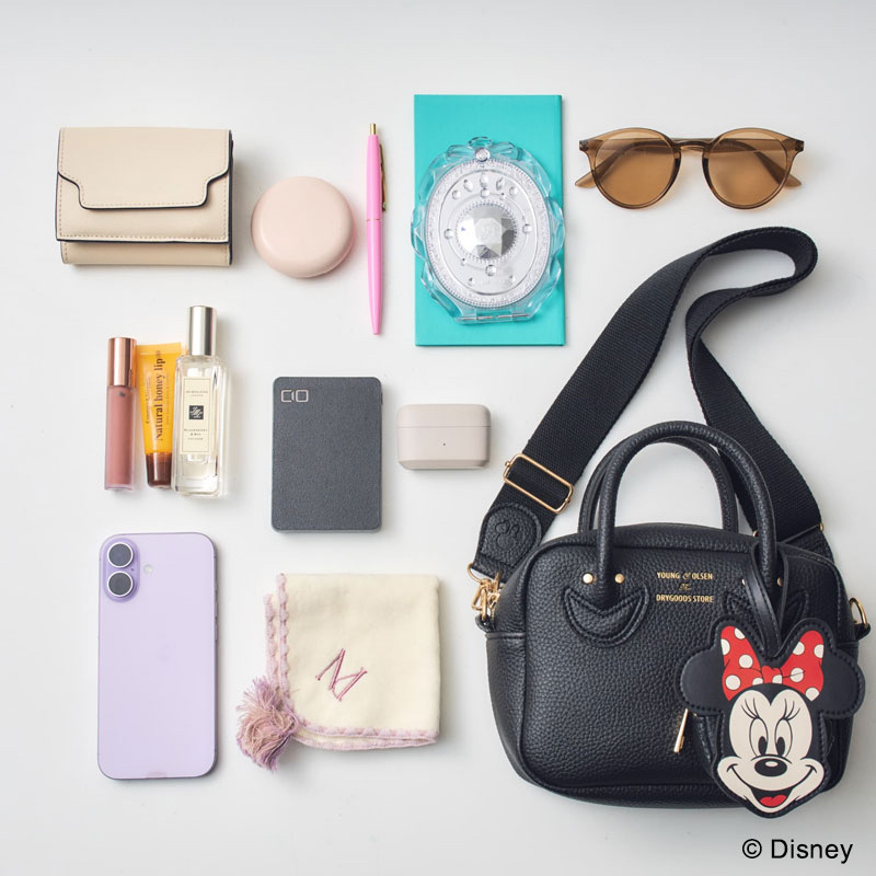 🎀【預訂】 sweet presents YOUNG & OLSEN ［ヤングアンドオルセン］ SHOULDER BAG with Disney MINNIE MOUSE  