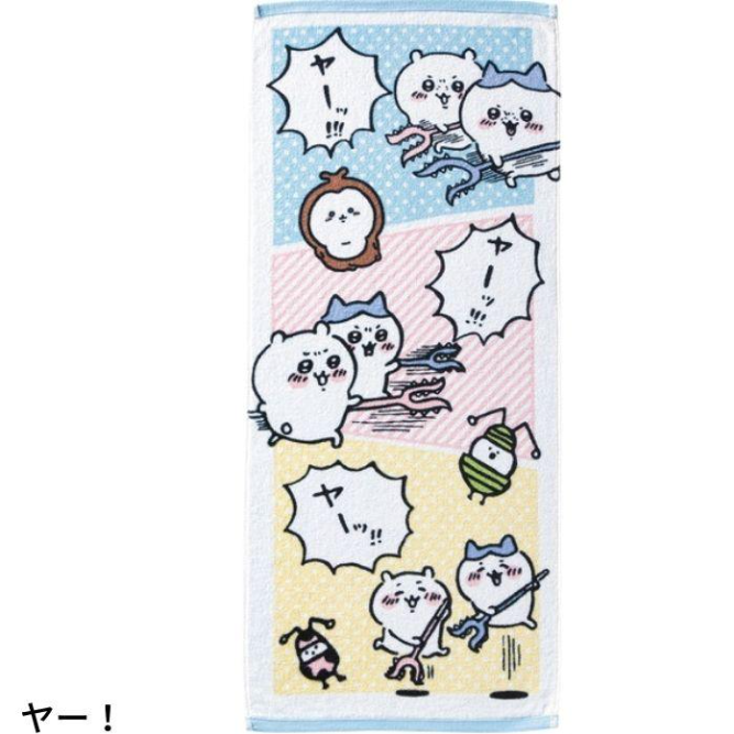 日本直送 Chiikawa 100%純棉抗菌消臭毛巾 - 1件 - 現貨