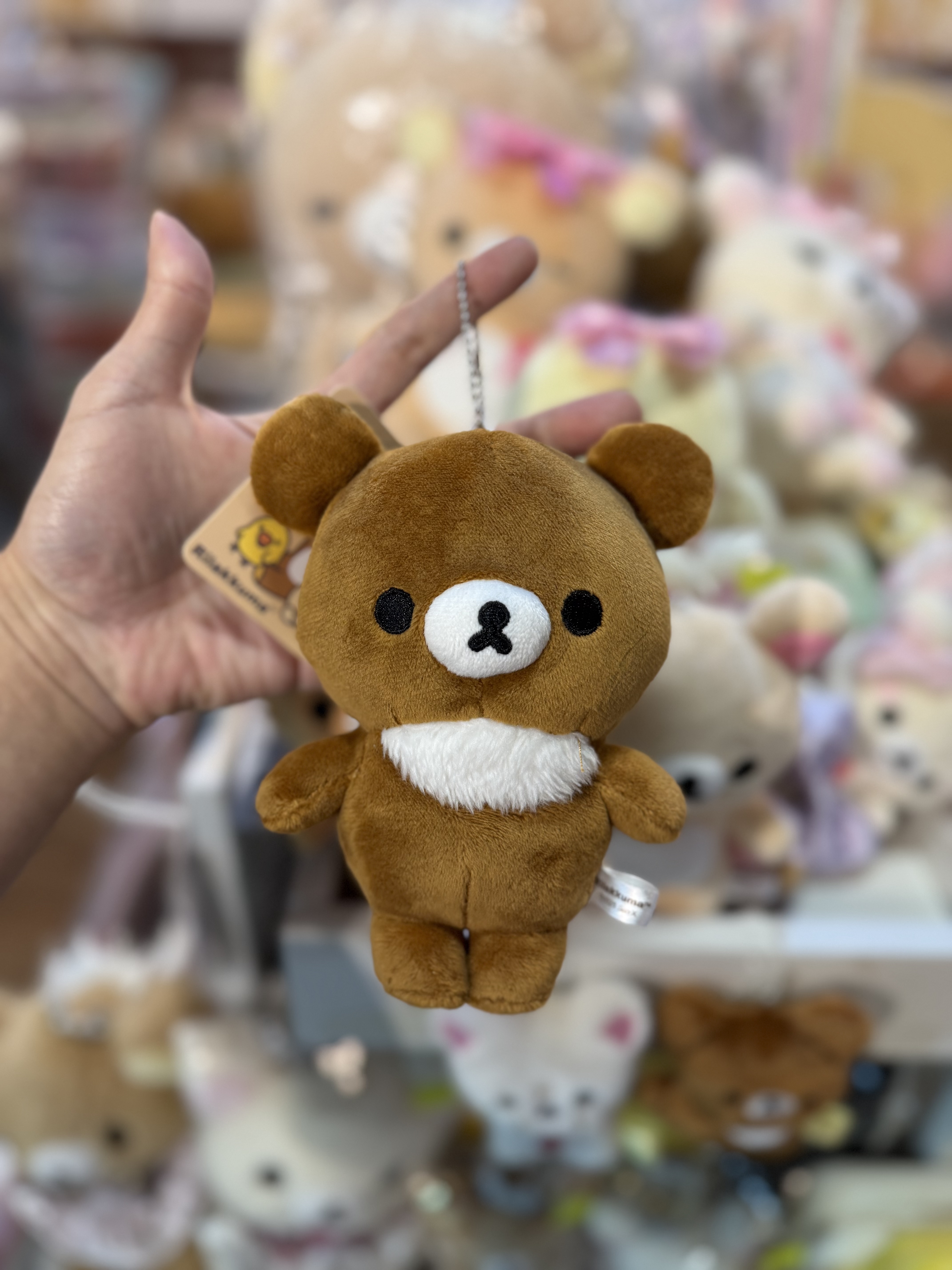 《現貨》全新Rilakkuma 公仔型小物袋掛飾